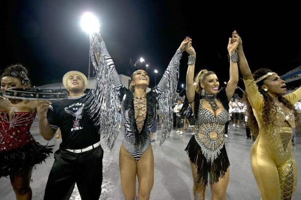 BRAZIL-CARNIVAL-PREPARATIONS-GAVIOES DA FIEL-RONALDO