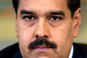 Venezuela's President Nicolas Maduro gives a news conference at Miraflores Palace in Caracas