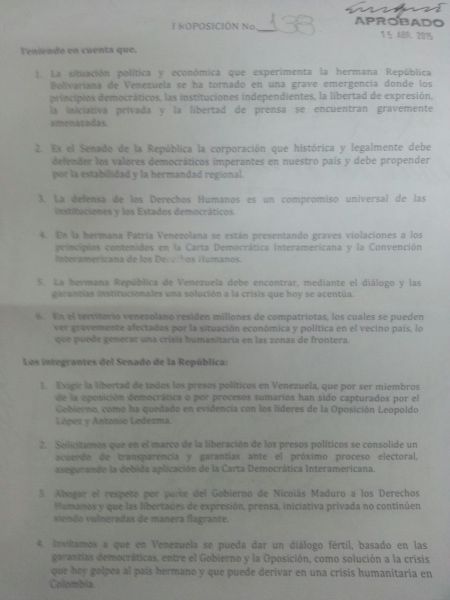 DocumentoSenadoColombia