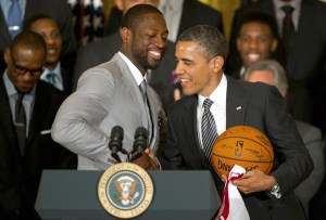 Obama recibió a LeBron James y sus Miami Heat