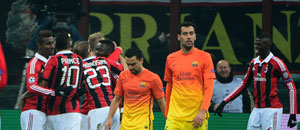 Milan complica seriamente la continuidad del Barça en ‘Champions’ (2-0)