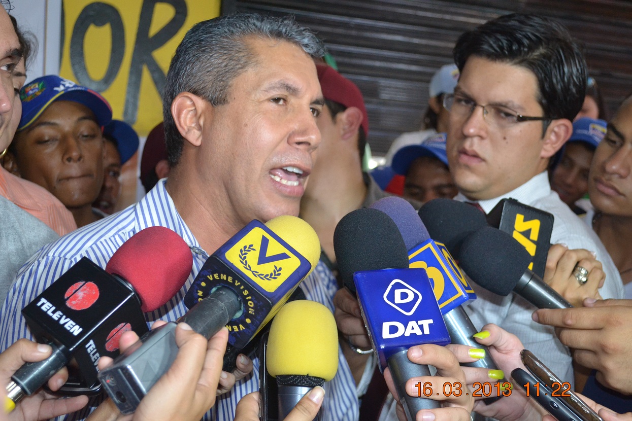 Henri Falcón emplaza a Jorge Rodríguez a separarse del cargo
