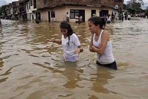 Las lluvias en Colombia han dejado 45.000 damnificados