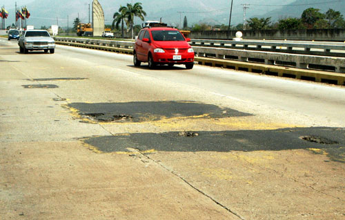 Sin fecha de inicio rehabilitación de la pista sur del viaducto La Cabrera