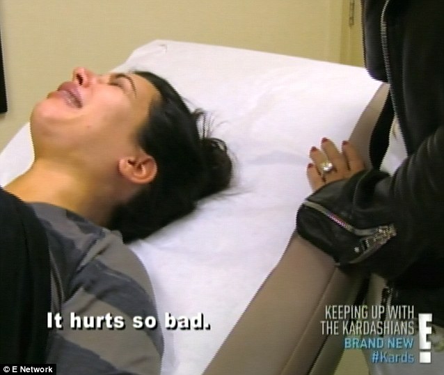 El doloroso parto de Kim Kardashian (Fotos)