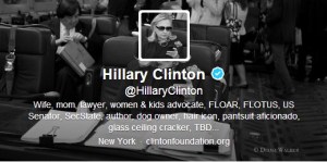 Hillary Clinton debuta en Twitter
