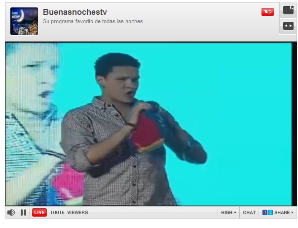 El imitador de @hcapriles también participó en #buenasnochestv “sin censura”
