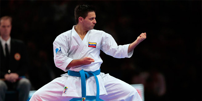 Antonio Díaz comenzó el año como primero en el ránking mundial de karate