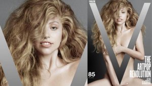 Lady Gaga se desnuda para “V Magazine”