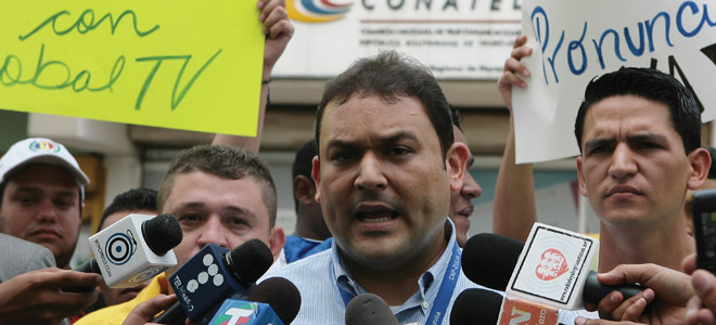 CNP protesta en Conatel por salida del cable de Global TV