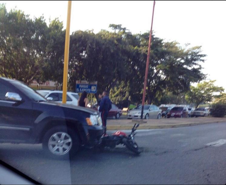 Otro motorizado caído en Maracay (Foto)