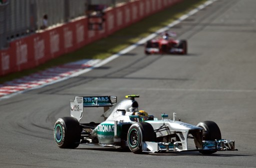 Hamilton domina los primeros ensayos libres en Corea del Sur