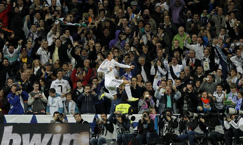 El impresionante salto de Bale en su celebración (Foto)