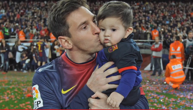 El hijo de Messi cumple un año y lo celebra con Unicef (Video)
