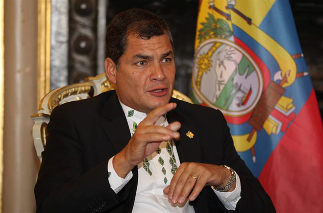 Rafael Correa justifica acciones de Maduro