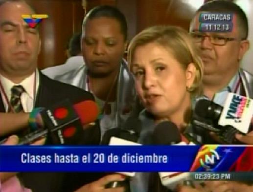 Hanson: Las clases serán hasta el 20 de diciembre