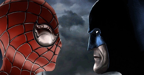 Spiderman le da tremenda pela a Batman y Robin (video + LOL)