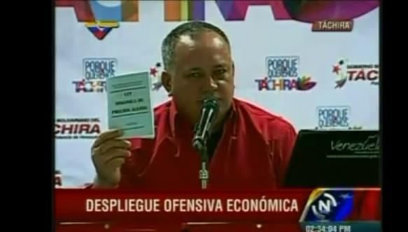 Cabello se preocupa por el contrabando: Flagelo que desde hace tiempo nos daña