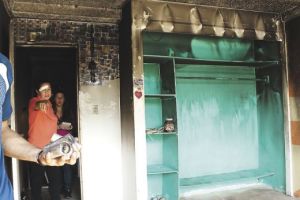 Ataque de la GNB provoca incendio de un apartamento