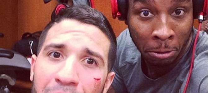 Greivis Vásquez recibió un golpe y tuvo que ser suturado (Foto)