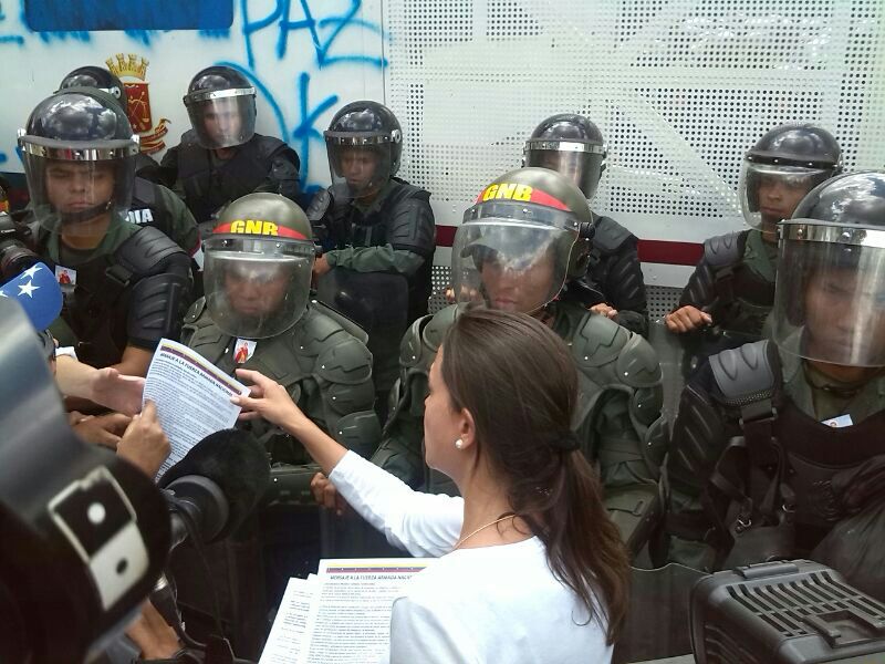 María Corina: Maduro obliga a militares a darle una legitimidad que nunca ha tenido