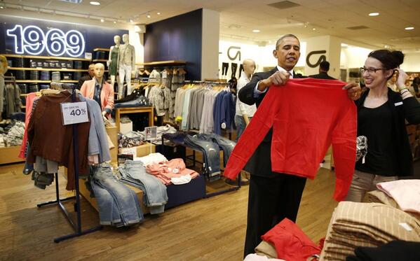 Obama se va de compras en Nueva York (Fotos)