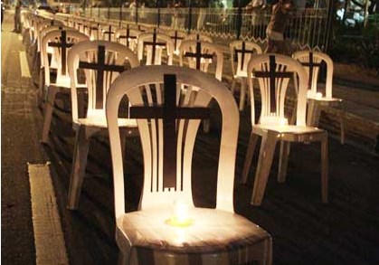 “Protesta de las sillas vacías” en Trujillo