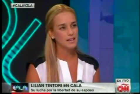 Lilian Tintori conmueve en CNN (Video)