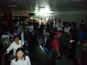 Fuerte apagón en el Aeropuerto Internacional La Chinita (Foto)