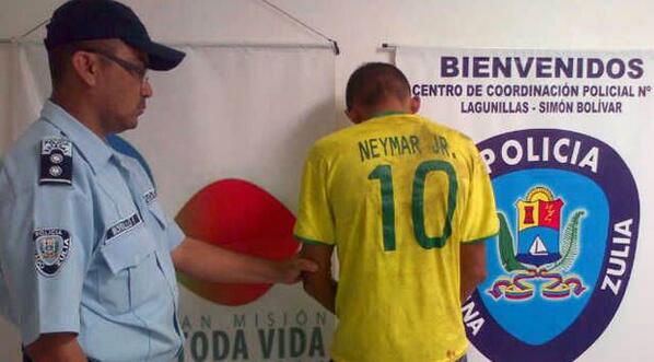 “Neymar Jr” atracaba con un arma de juguete (solo en Venezuela)