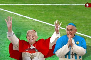 Y el Mundial Brasil 2014 tiene su “final papal” (FOTOS)