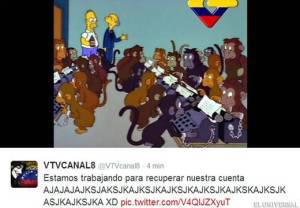 Hackearon la cuenta Twitter de Venezolana de Televisión