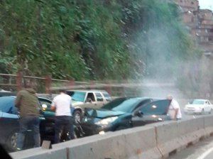 Reportan colisión en la Panamericana este #18Ago (Foto)