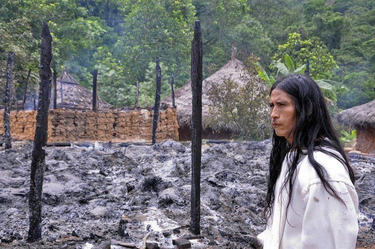 La ira del cielo cae sobre una remota comunidad indígena (Fotos)