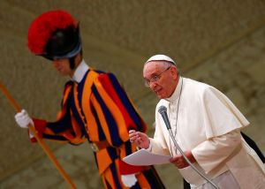 El papa Francisco recuerda que no se puede hacer guerra en nombre de Dios