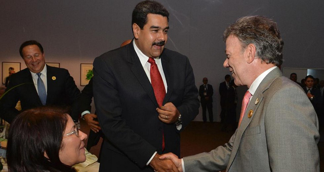 El saludo entre Santos y Maduro en la Cumbre de Celac (FOTOS)