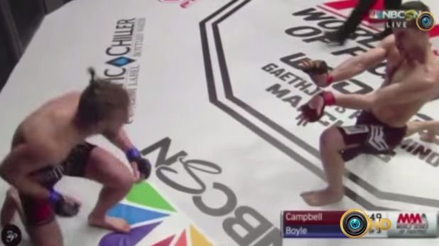 Luchador copió técnica del videojuego Street Fighter durante pelea