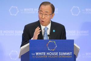 Ban Ki-moon pide a líderes europeos firmeza ante creciente xenofobia hacia refugiados