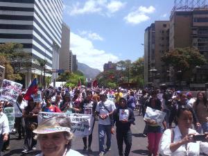 La marcha por la Paz recorre Chacao