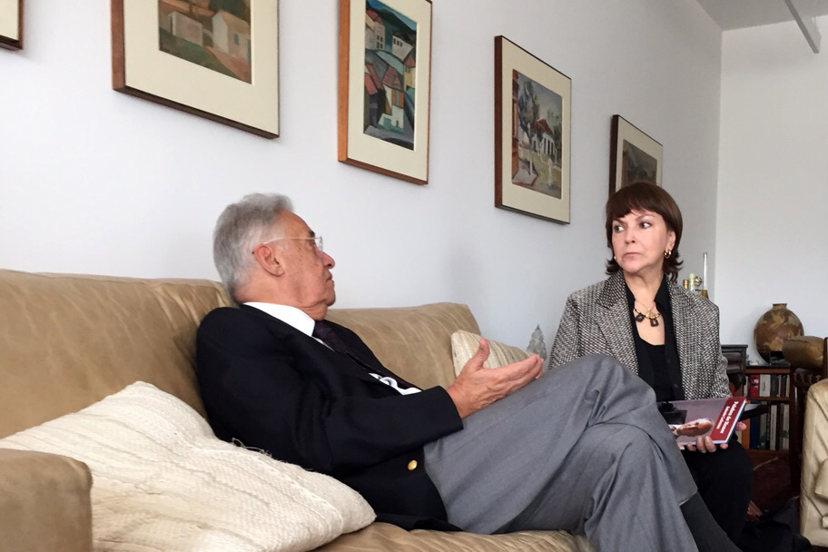 Esposa de Ledezma se reunió con el ex presidente de Brasil, Fernando Henrique Cardoso