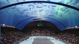 El nuevo capricho de Dubai, tenis bajo el agua