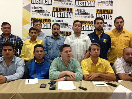 Primero Justicia Carabobo apoya tarjeta unitaria para parlamentarias