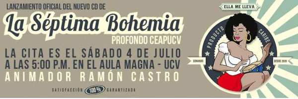 Séptima Bohemia lanza su nuevo disco “Ella me lleva”