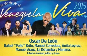 “Venezuela Viva” llega a Panamá con Oscar D’ León