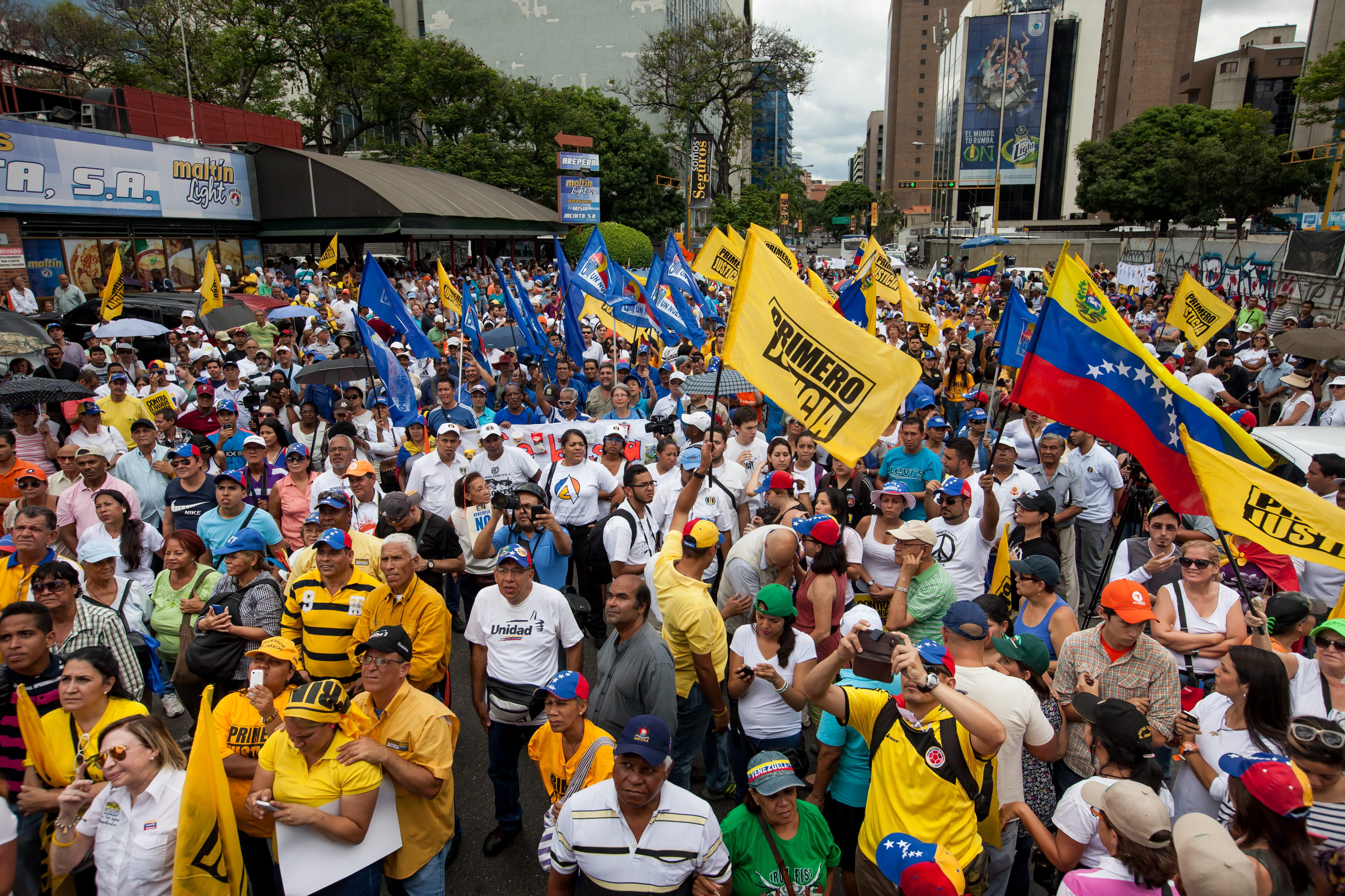 Antichavismo derrocha optimismo ante comicios pese a no concentrar multitudes