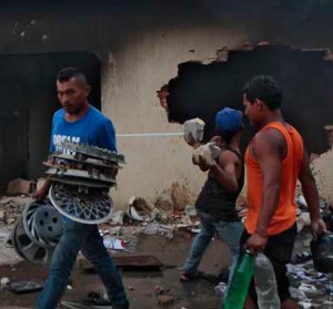Doce detenidos por quemar Comando de la GNB en Maracaibo