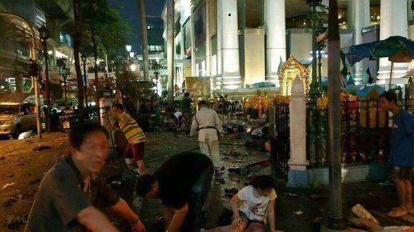 Explosión en el centro de Bangkok deja varios muertos