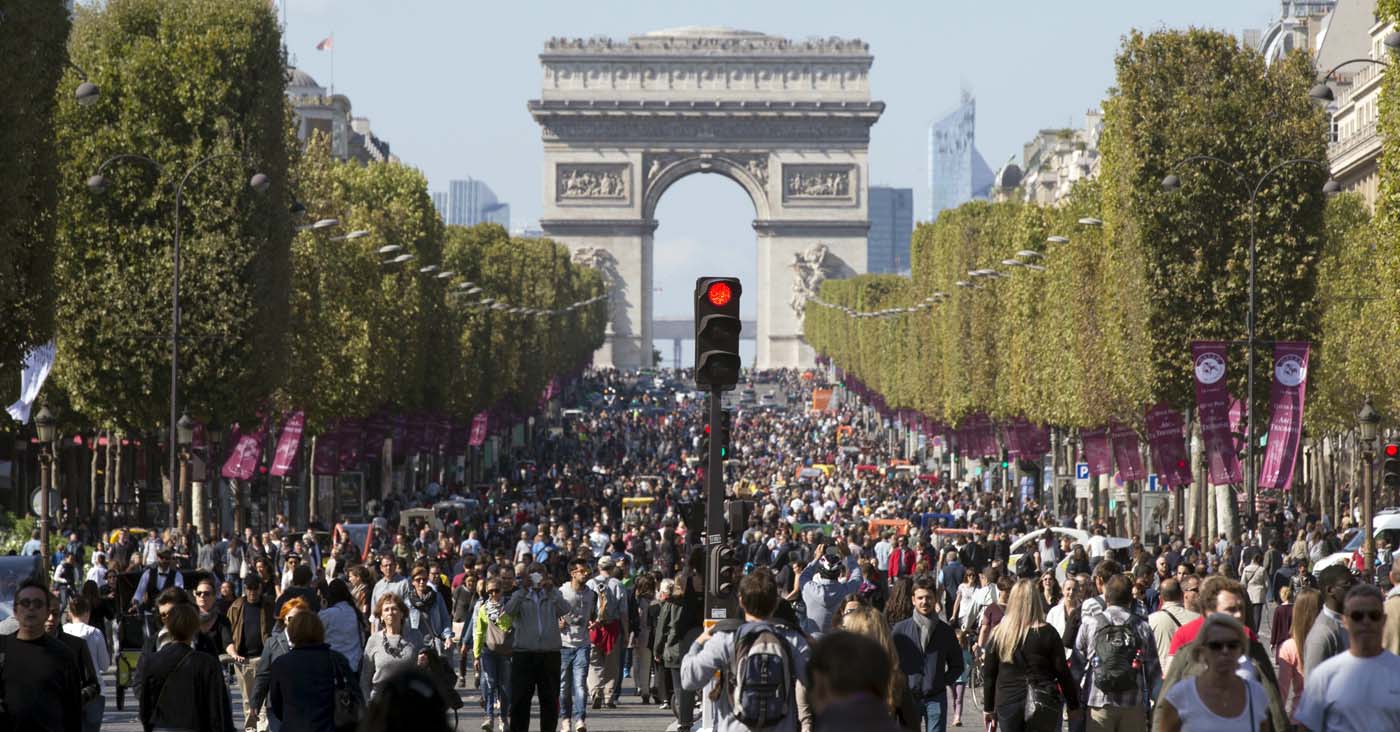 Un día sin carros en París (Fotos)