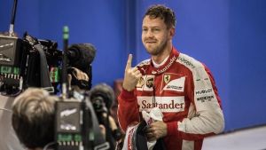 ¿Por qué a Vettel le gusta enseñar su dedo cuando gana una carrera?