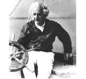 Albert Einstein y la vela